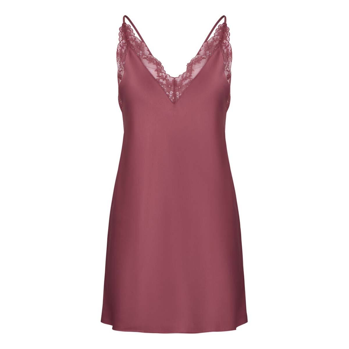Hunkemöller Naomi natkjole, rosa - 306158 - Renaissance Rose - Renaissance Rose
