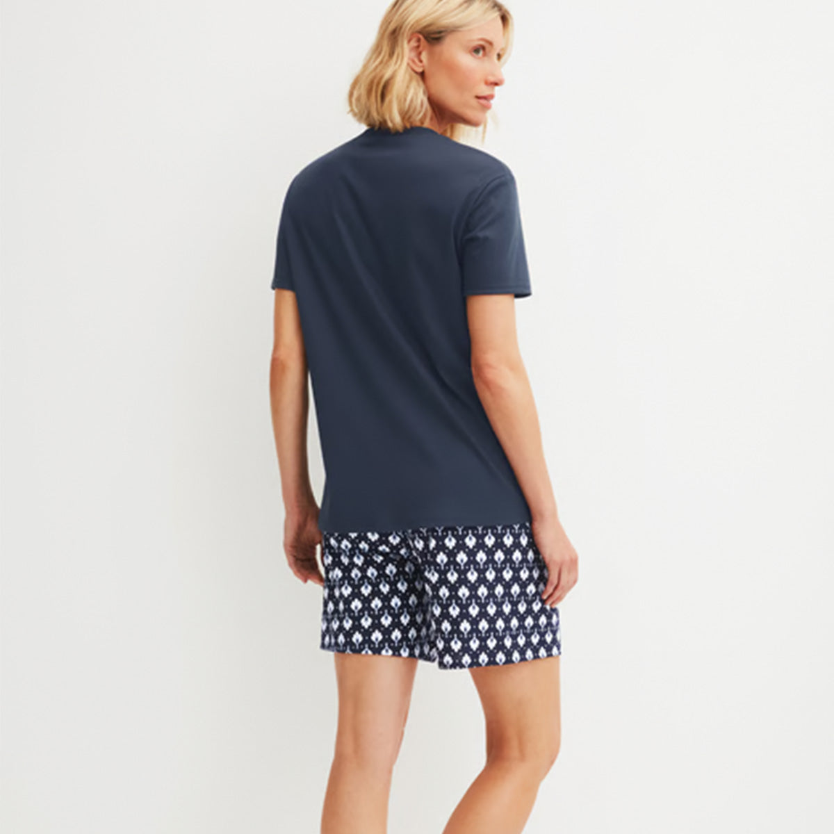 Calida Daylight Dreams pyjamas, blå - 42226 - 488 - Peacoat Blue