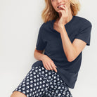 Calida Daylight Dreams pyjamas, blå - 42226 - 488 - Peacoat Blue