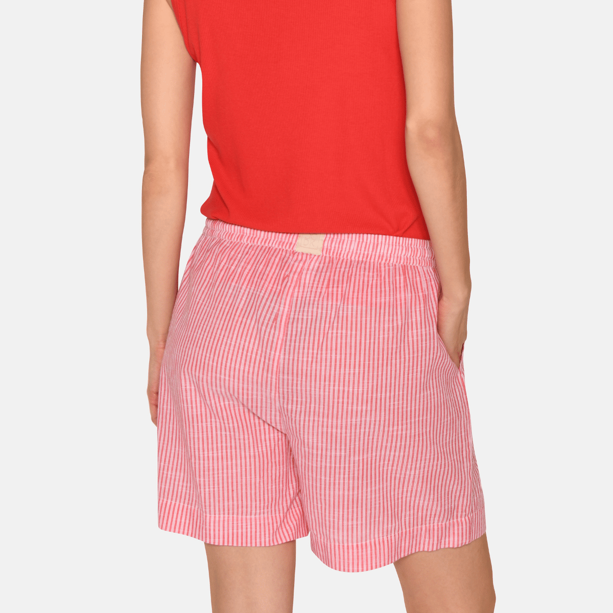 CCDK Vicy shorts, rød - 61025 - 3030 - Bittersweet Stripe