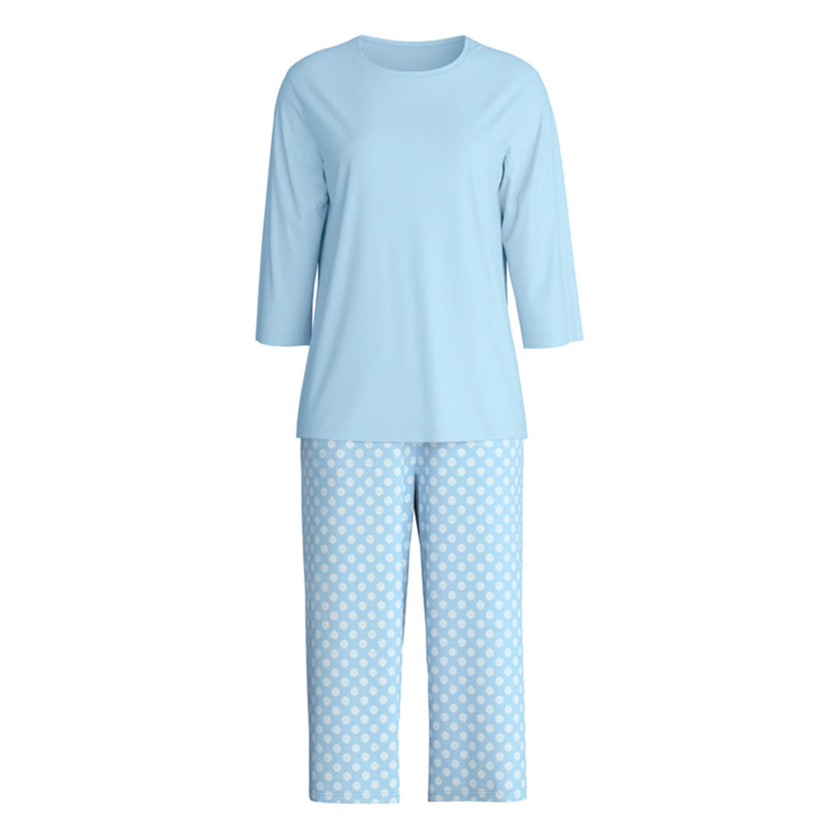 Calida Lovely Nights pyjamas, lyseblå - 46252 - 545 - Cascade Blue