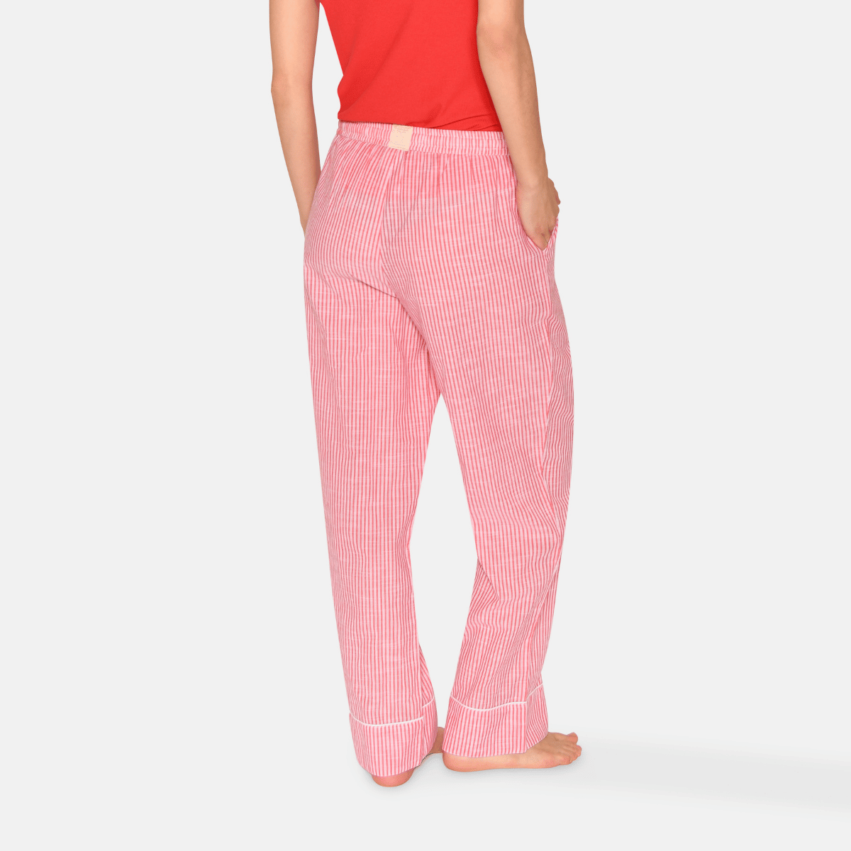 CCDK Pia natbukser, rød - 61010 - 3030 - Bittersweet Stripe