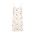 Lady Avenue Bamboo natkjole, hvid - 62-401 - 671 - Desert Butterfly