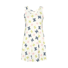 Lady Avenue Bamboo natkjole, hvid - 62-404 - 670 - Botanic Butterfly
