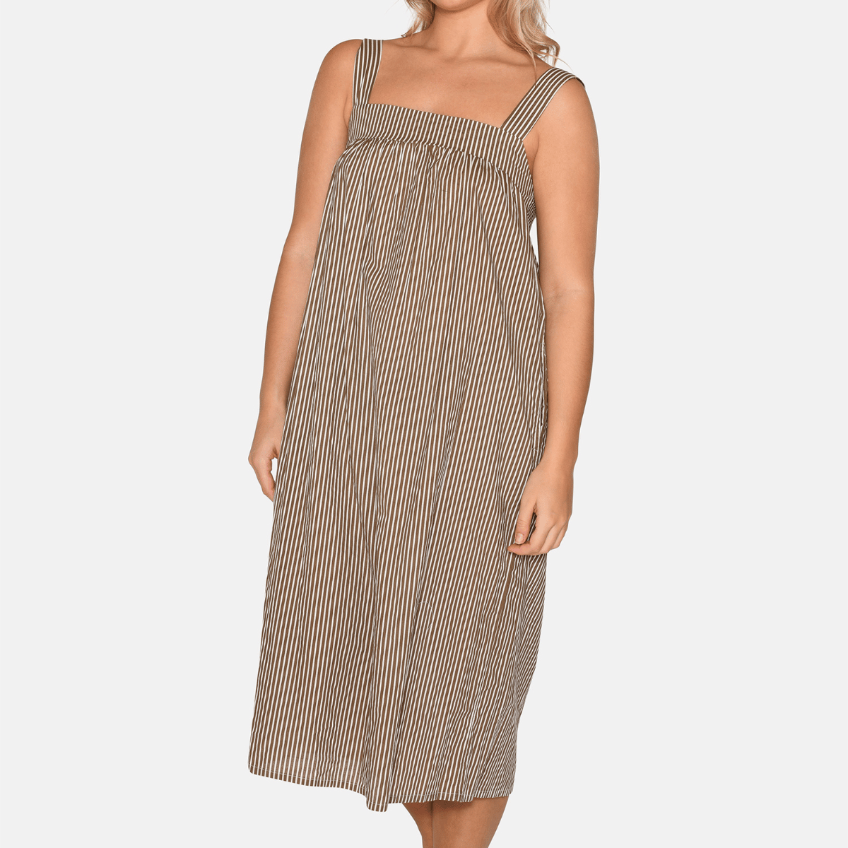 CCDK Sandy kjole, brun - 619070 - 8031 - Chocolate Chip AOP