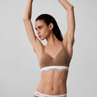Calvin Klein Icon bralette BH, brun - LV00QF8500 - QPS - Soft Mocha