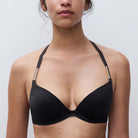 Chantelle Icon Push-Up bikini top med bøjle, sort - C16VNP - 011 - Black