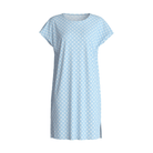 Calida Lovely Nights natkjole, lyseblå - 36052 - 545 - Cascade Blue