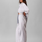 Calvin Klein natbukser, lyseblå - LV00QS7597 - 4I8 - Bespoke Stripe + Plein Air