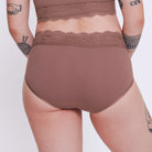 Sloggi Romance midi trusse, rosa - 10031896 - 1141 - Cacao