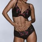 PrimaDonna Miyara hipster trusse, sort - 0663621 - FLE - Floral Eclipse